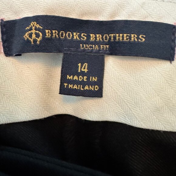 Brooks Brothers Black Trousers Size 14 - Picture 3 of 4